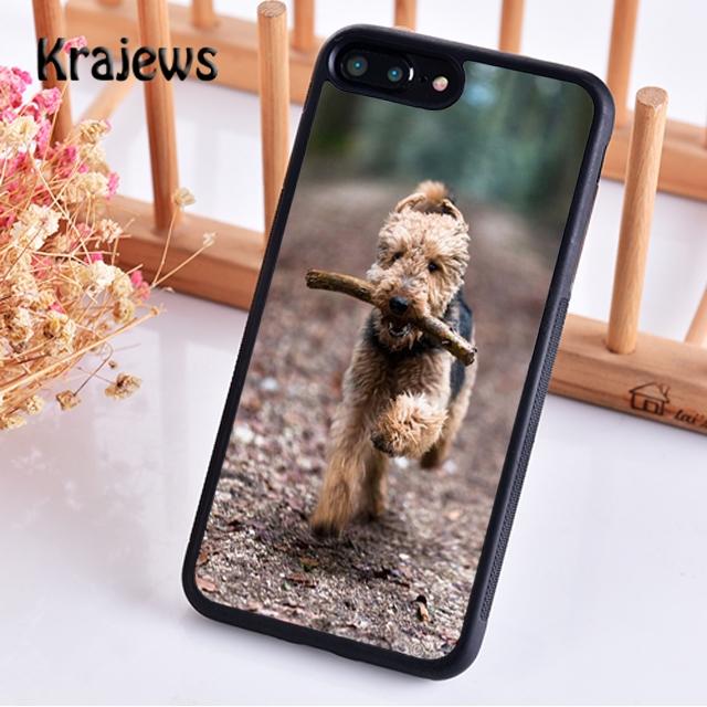 Krajews Airedale Terrier Dog For iPhone 17 Air 16 Phone Case Cover 15 14 plus 12 13 pro max coque