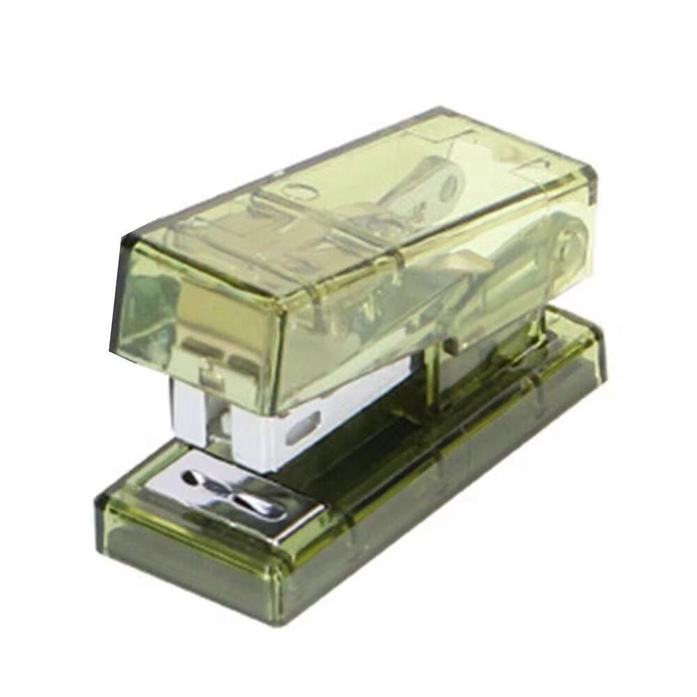 Mini Mini Stapler Transparent Paper Binder Set Office Binding Tools  School Office Supplies
