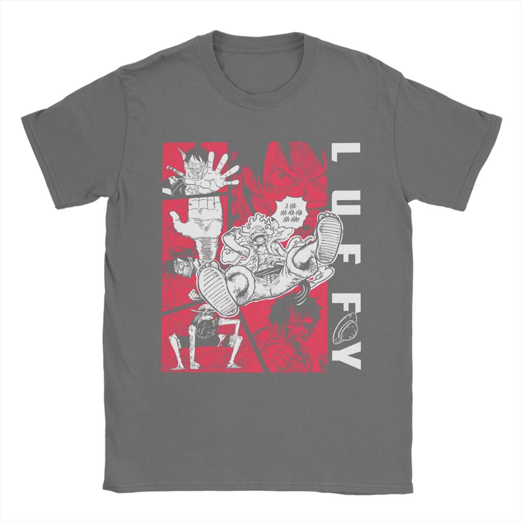 Mens Joy Boy Gear 5 Monkey D Luffys Ones Pieces T Shirts 100 Cotton Tops Funny Round Collar Tee Shirt Gift Idea TShirts