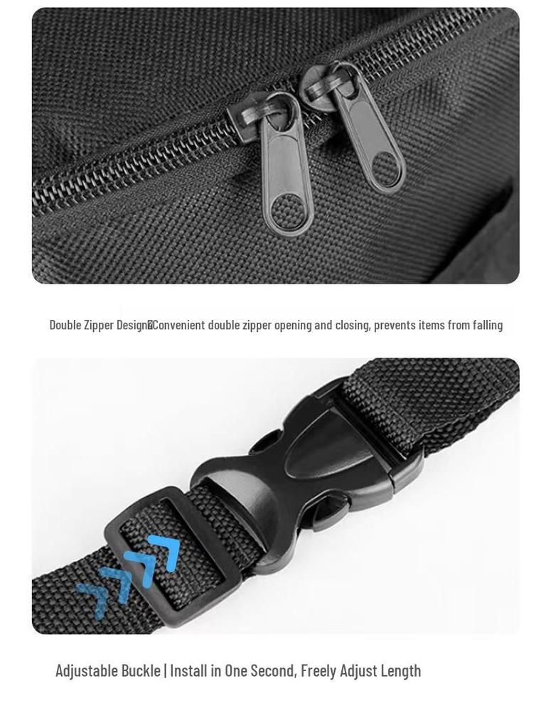 Водонепроницаемая сумка для хранения большой емкости с передним карманом для электросамокатов и велосипедов