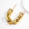 SHIXIN CCB Material Large Chunky Chain Bracelet for Women Hip Hop Big Thick Link Hand Chains Jewelry Trendy Egirl Bracelets 2026