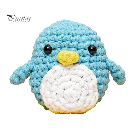 Полный набор для вязания крючком с животными для начинающих, предварительно начатые инструменты для ленточной пряжи, слон, собака, бабочка, лягушка, полный набор «сделай сам» для взрослых и детей