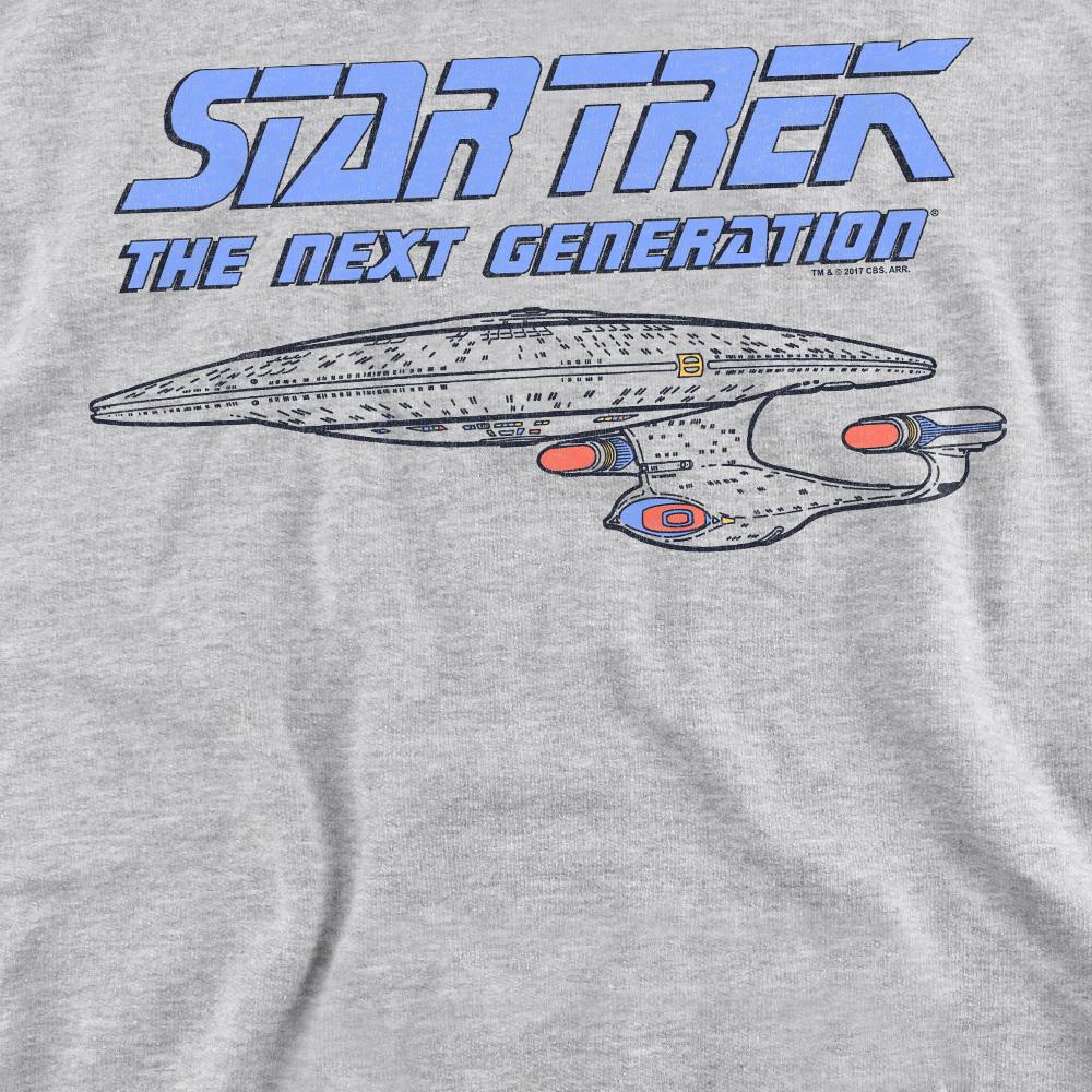 STAR TREK Унисекс для взрослых The Next Generation Distressed Sweatshirt