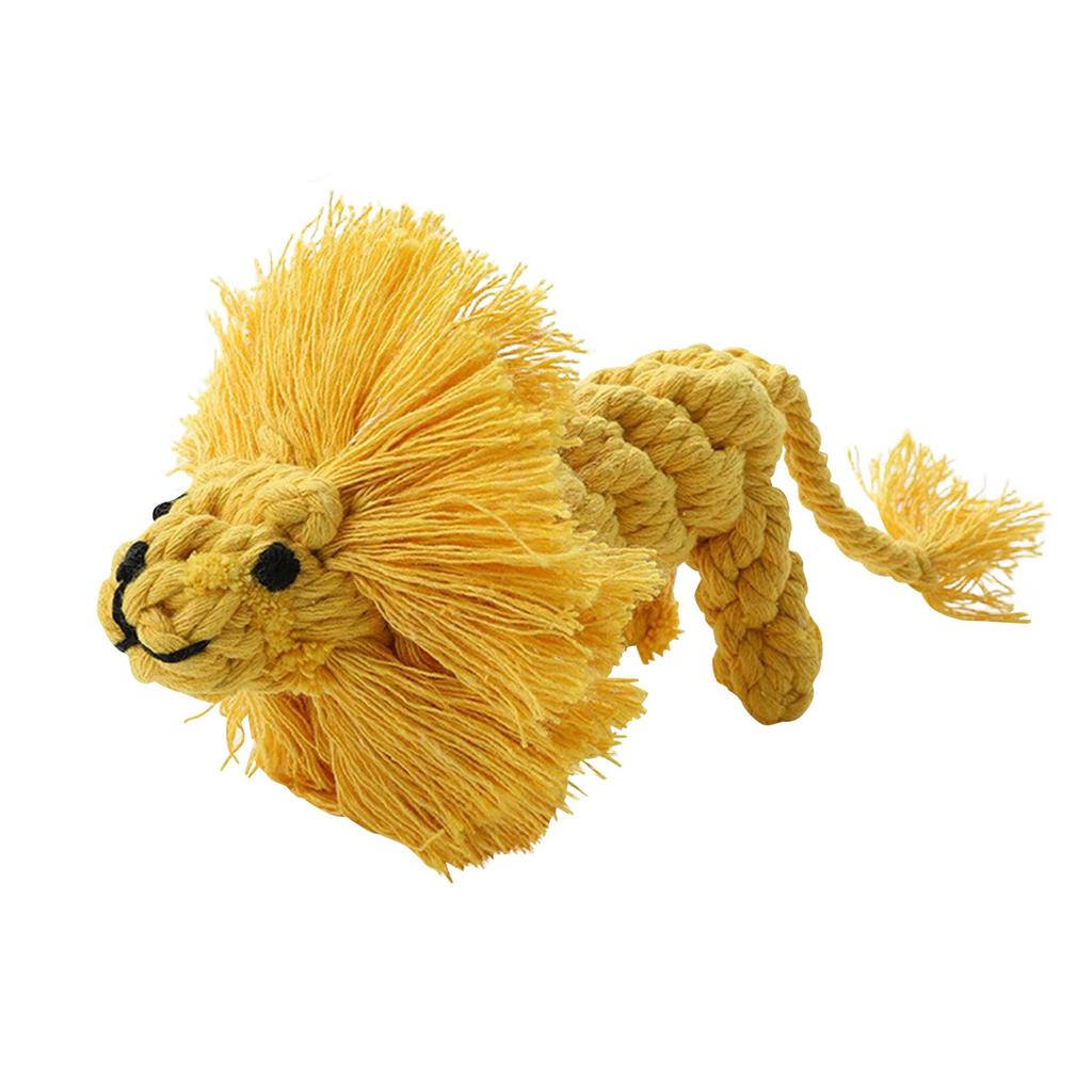 Игрушки для собак из хлопковой веревки, плетеные игрушки в форме животных из пипитао, устойчивые к жеванию, игрушки для собак, прорезывающихся зубами.