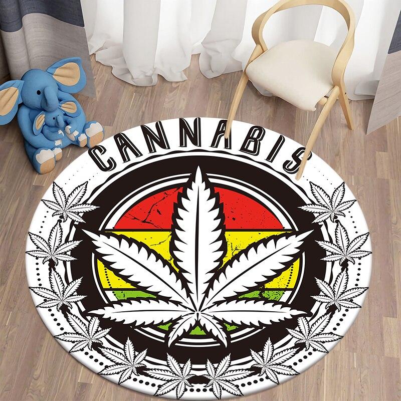 Черный кот Kawaii HD печатный круглый ковер для гостиной, коврики для кемпинга, пикника, фланелевый противоскользящий коврик, коврик для йоги, странные вещи