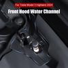 Фильтр переднего багажника для Tesla Highland 2024, антизасоряющий водонаправляющий решетчатый канал, водоотводной короб, фильтр для мусора