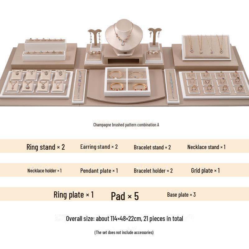 Подставка для ювелирных изделий из нефрита для сережек, ожерелий и браслетов