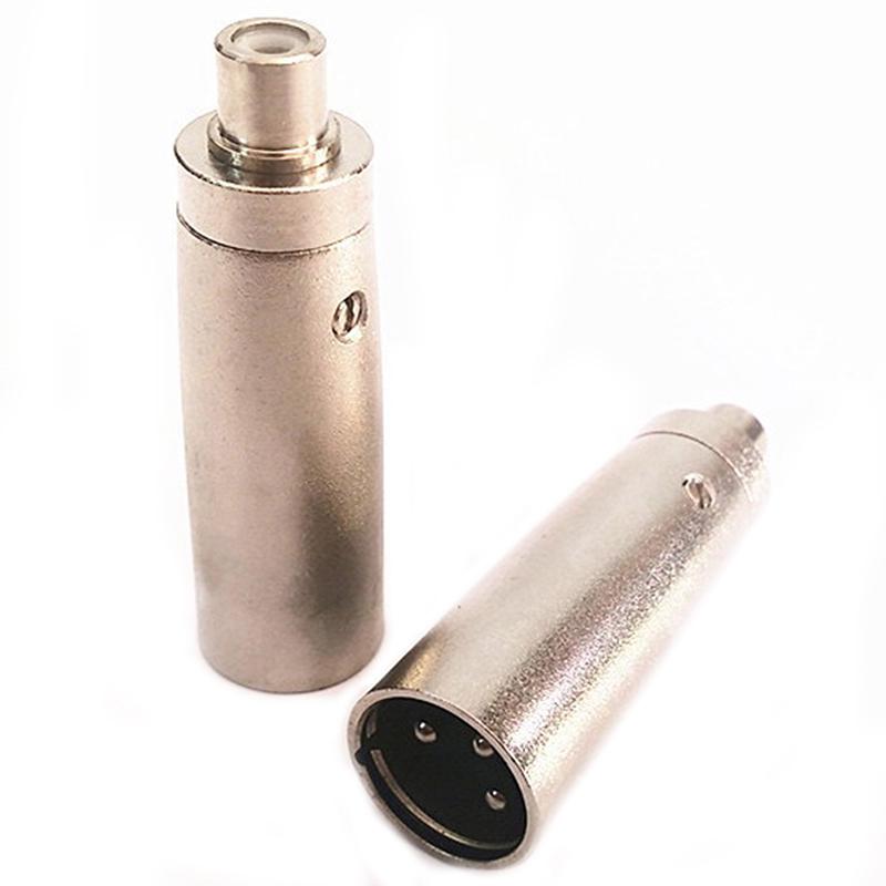 3-контактный разъем XLR Male To RCA Female Аудиоадаптер Разъем Усилитель Микрофона