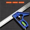 Level Ruler Measuring Tool Square Laser Ruler Square Calibration Ruler Protractor Right Angle Ruler