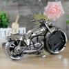 Motorcycle Model Alarm Creative Vintage Locomotive Bicycle Clock Desktop Decorative Tabletop Cycle-desk Decor Children's Gift