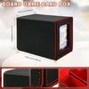 Dice Deck Box Commander Display Window PU Leather Card Holder Organizer For More Than 100 Double-Sleeved Cards