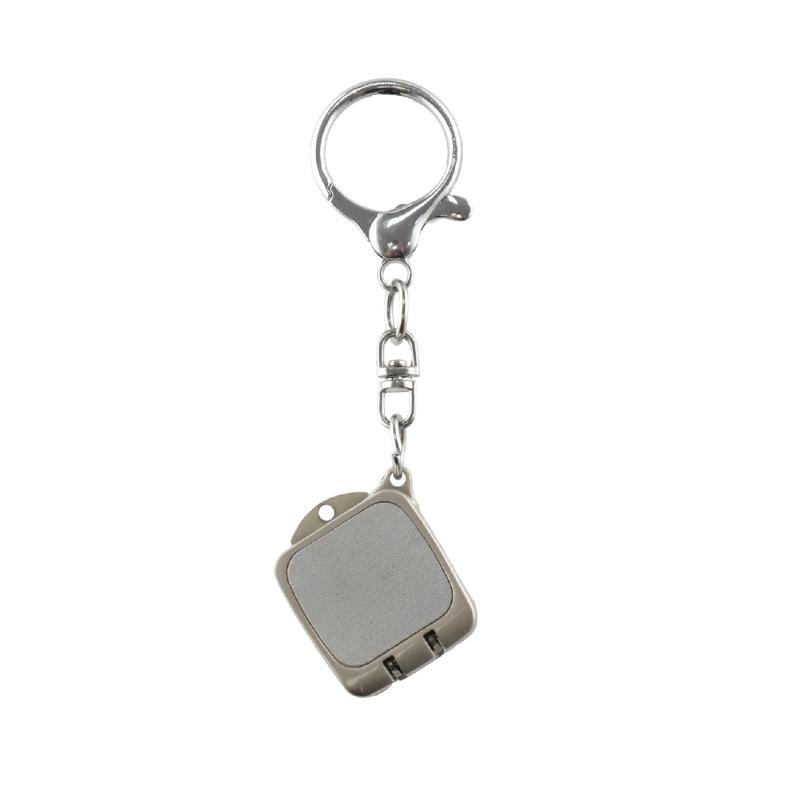 Stainless steel folding mini nail clippers, flip keychain decorative charm, mini small portable nail clippers