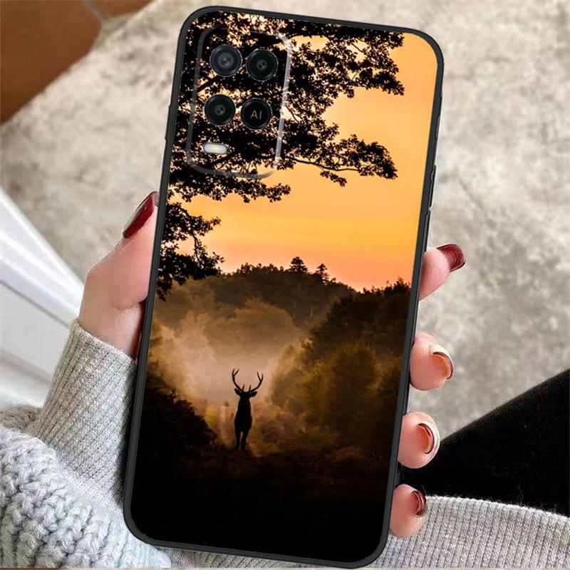ПОТРЯСАЮЩИЙ ЧЕХОЛ С ОЛЕНЕМ Для Oppo A57 A17 A77 A40 A78 A54 A74 A94 A76 A16 A96 A18 A60 A80 A38 A58 A98 A15 A5 Pro