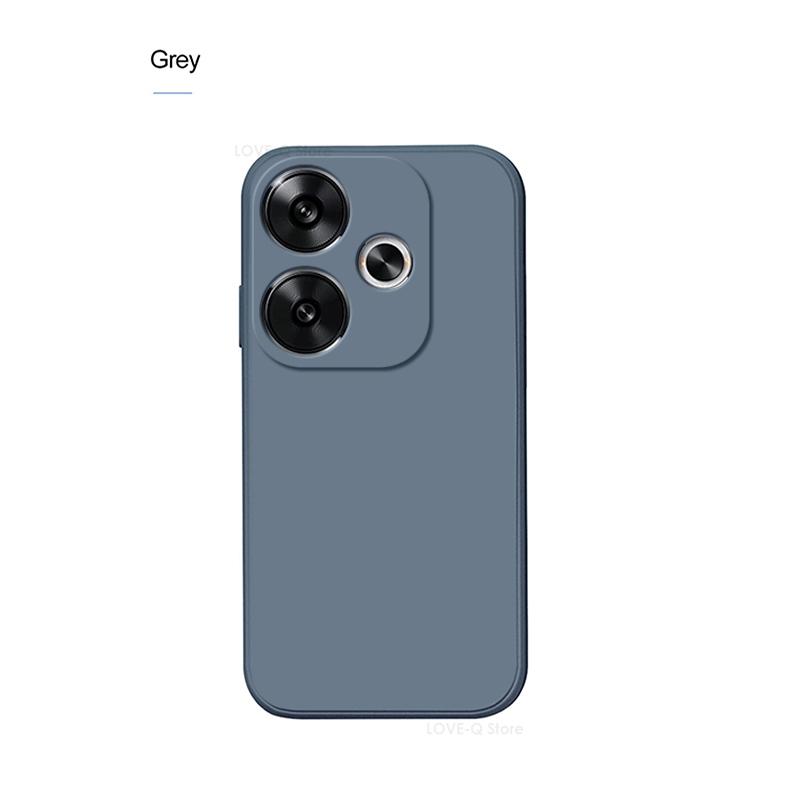 Для Poco F6 Pro Чехол Квадратный Жидкий Силиконовый Чехол Для Телефона Для Xiaomi Poco F6 Pro Противоударный Мягкий Чехол TPU