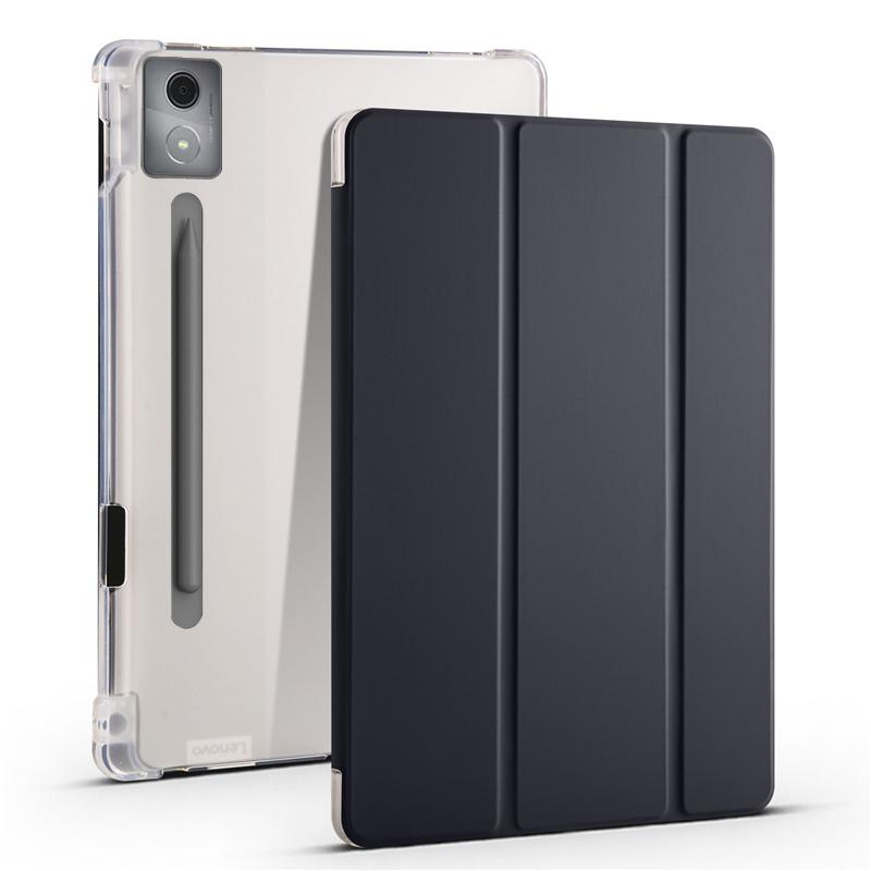 Чехол для Xiaoxin Pad Pro 12.7 с держателем для стилуса, трехскладная подставка, мягкая задняя крышка, планшет для Xiaoxin Pad Pro 12 7