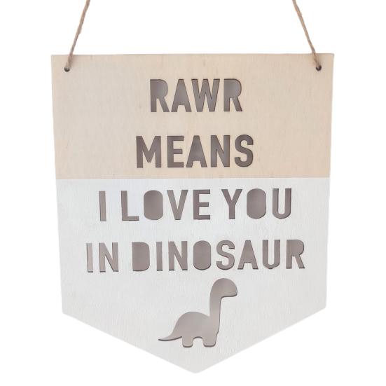 Wood Sign Adorable Party Cute Wall-mounted Nordic Style Home Wooden Wall Sign Photography Props