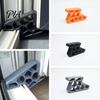 Durable Door Frame Stopper 2/3/4Pcs Window with Track Lock, Heavy Duty Safety Tool Free Security Wedge Wedge, No-Tool Installation Balcony Stop