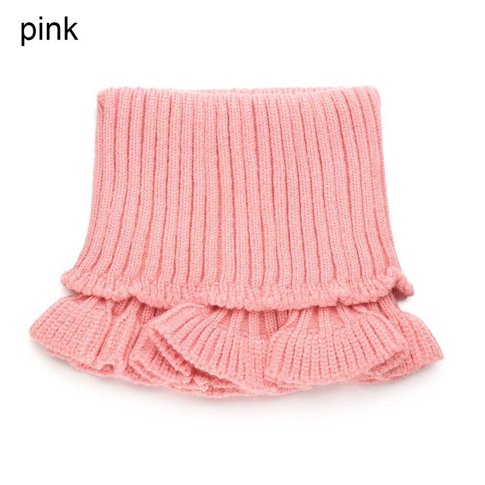 Fashion With Wooden Ears Windproof Knitted Fake Collar Scarf Turtleneck Warm