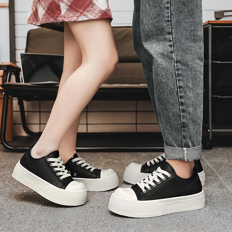 2025 новые весенние и летние спортивные туфли на толстой подошве, мужские нишевые парусиновые туфли, универсальная повседневная женская обувь, мужская обувь