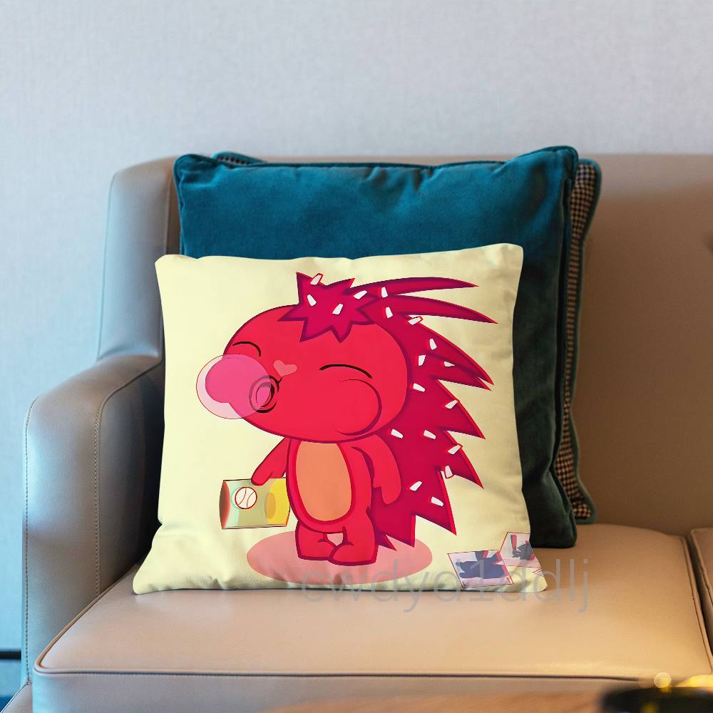 Пушистые наволочки HTF Happy Tree Friends Милые забавные наволочки для свадебной вечеринки домашнего декора Удобный чехол на подушку