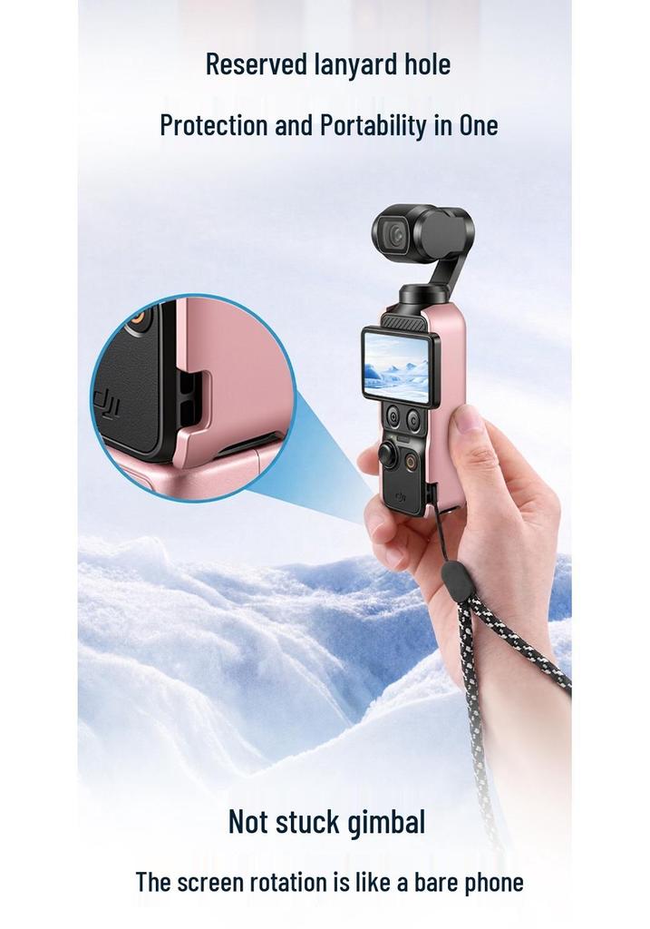 Магнитный флип-кейс для DJI Pocket 4/3: Защитный кожух для стабилизатора спортивной камеры с полным покрытием