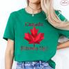 Футболка женская Elbows Up Canada с забавным ретро-кленовым листом и графикой Y2k, летние повседневные футболки с коротким рукавом, женская эстетическая одежда