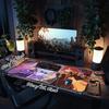 1Pc Fantasy Heroes Unite Gaming Mouse Pad Keyboard Desk Mat Non-slip Rubber Lock Edge Waterproof Computer Mousepad for Office Home Decor S1137