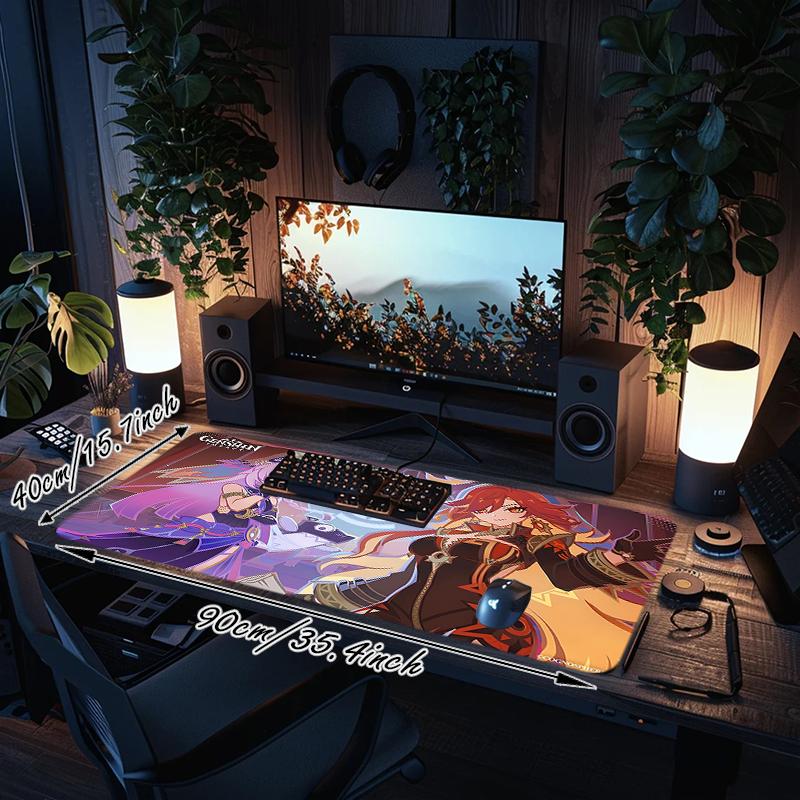 1Pc Fantasy Heroes Unite Gaming Mouse Pad Keyboard Desk Mat Non-slip Rubber Lock Edge Waterproof Computer Mousepad for Office Home Decor S1137