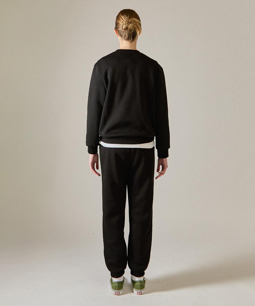 BASIC HOUSE Women'S Fleece-Lined Jogger Fit Training Pants Black Wypt7151