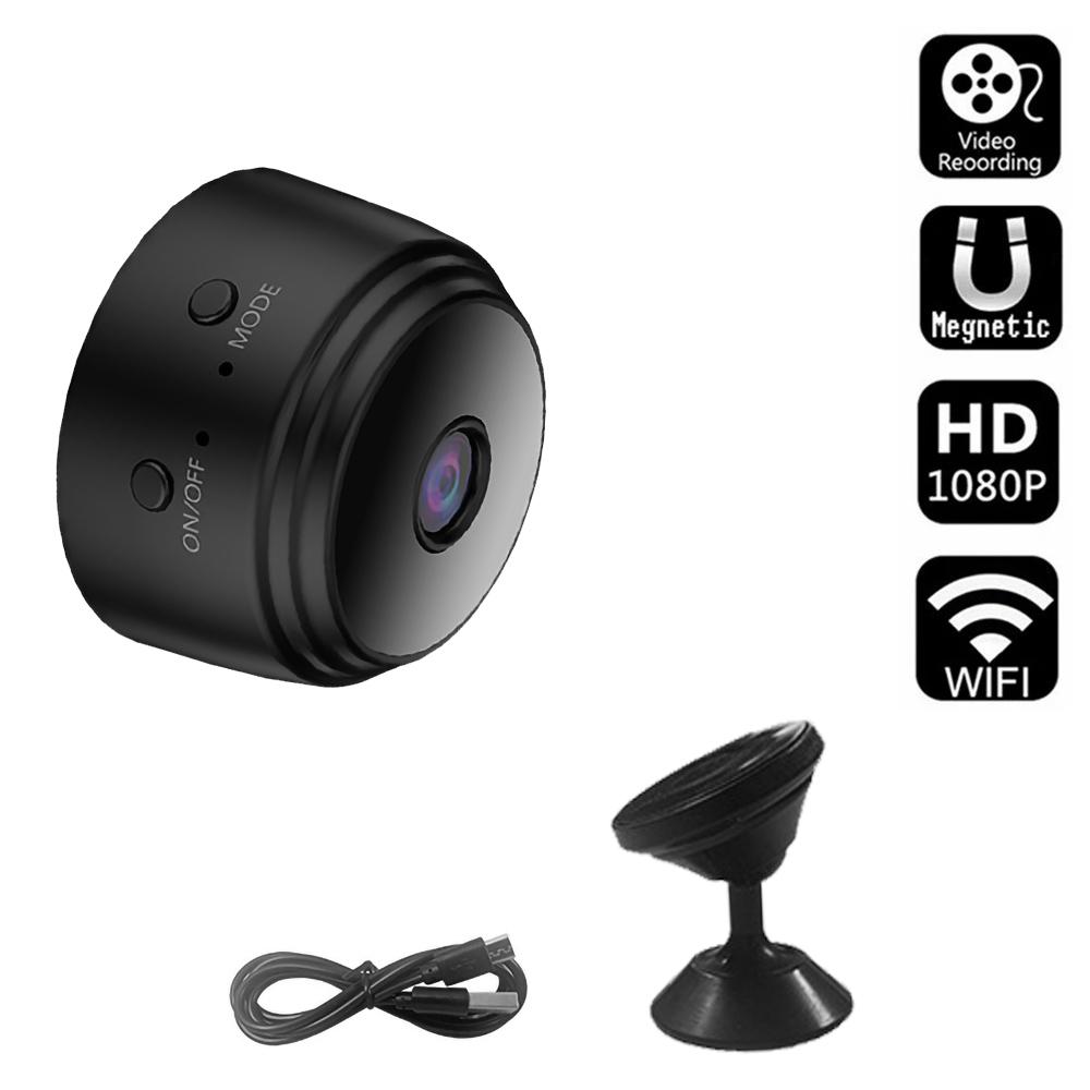 Мини-камера для автомобиля WiFi 1080P IP-камера для дома Беспроводная камера видеонаблюдения Удаленный монитор Электроника для смарт-автомобиля Видеокамеры