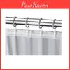 Metal Curtain Drapery Hanging Rings With Plastic Hooks For Curtains And Rods