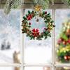 Christmas Tree Decorations 2D Santa Claus Home Decor Small Holiday Christmas Charm For Living Room Entryway Window Door Shelf
