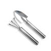 Stainless Steel Plant Potted Flower Garden 3PCS Set Small Shovel + Spade + Rake