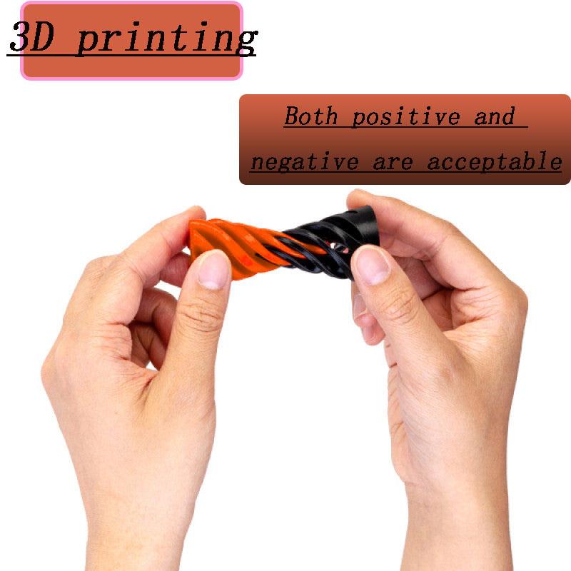 3D-печать Спиральный Конус Пирамида Игрушка-антистресс Креативная Пересекающаяся Скульптура Подарок для снятия стресса