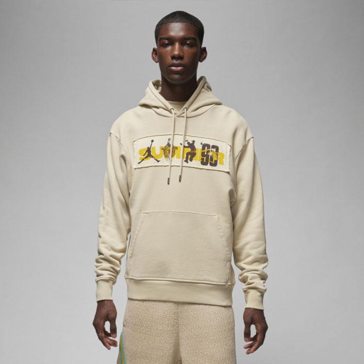 Jordan SS23 Union x Bephies Beauty Co-Vintage флисовая баскетбольная толстовка мужская толстовка с капюшоном цвета хаки FD4245-206