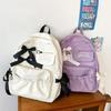 1 Pcs New Fresh and Sweet Middle School Bag High Capacity Korean Junior High Student Girl Backpack