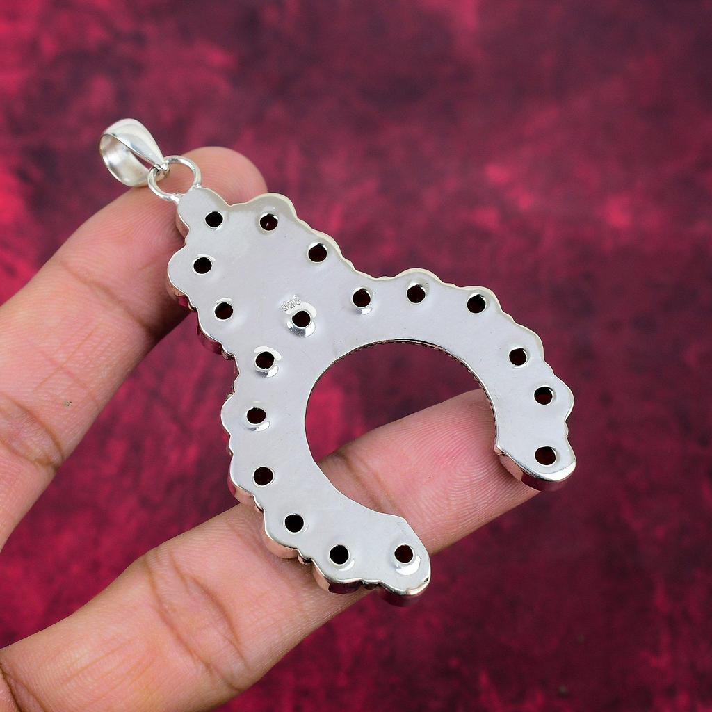 Ювелирное изделие кулон с цитрином, Ювелирное изделие ручной работы из стерлингового серебра 925 пробы, Прекрасное ювелирное изделие кулон для женщин