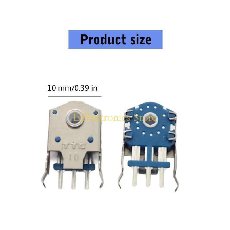 B03C 8мм 9мм 10мм 11мм Вращающиеся колесики-энкодеры для колеса прокрутки мыши PC, серебристые, для точного управления