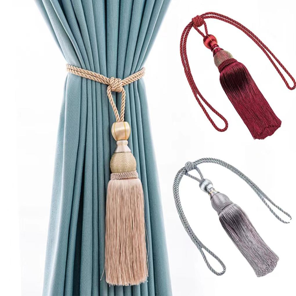 2 шт. полиэстер модная кисточка для штор подхват для украшения дома комнатные аксессуары плетение многоцелевое прочное