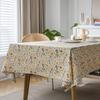 Qi Yun Retro Stripe Countryside Rectangle Tablecloth