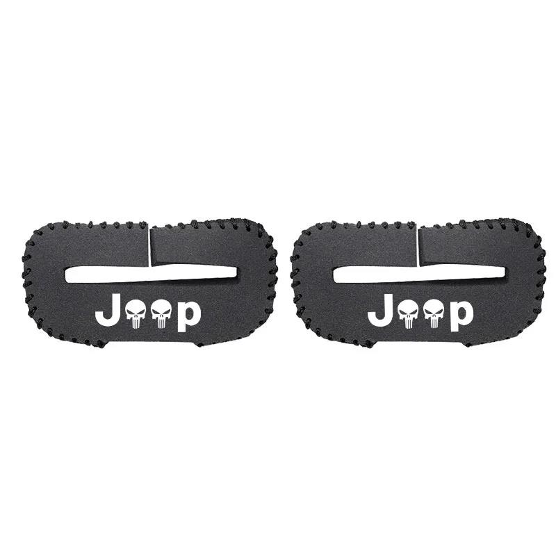 1/2Pcs Car Seat Belt Buckle Protector Cover Accessories For Jeep Wrangler JK Gladiator Renegade Grand Cherokee Wagoneer Avenger jbzm1