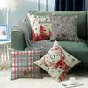 Новая Рождественская Декоративная Наволочка для Подушки Диван Гостиная Подушка Олень Печать Наволочка