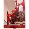 Wedding Stair Handrail Decoration Set: Balloons & Flowers for Bridal Room & Escalator