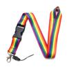 Key Ring Holder Phone Badge Lanyard Strap Neck Straps Rainbow Lanyard Rainbow Color Phone Hang Rope