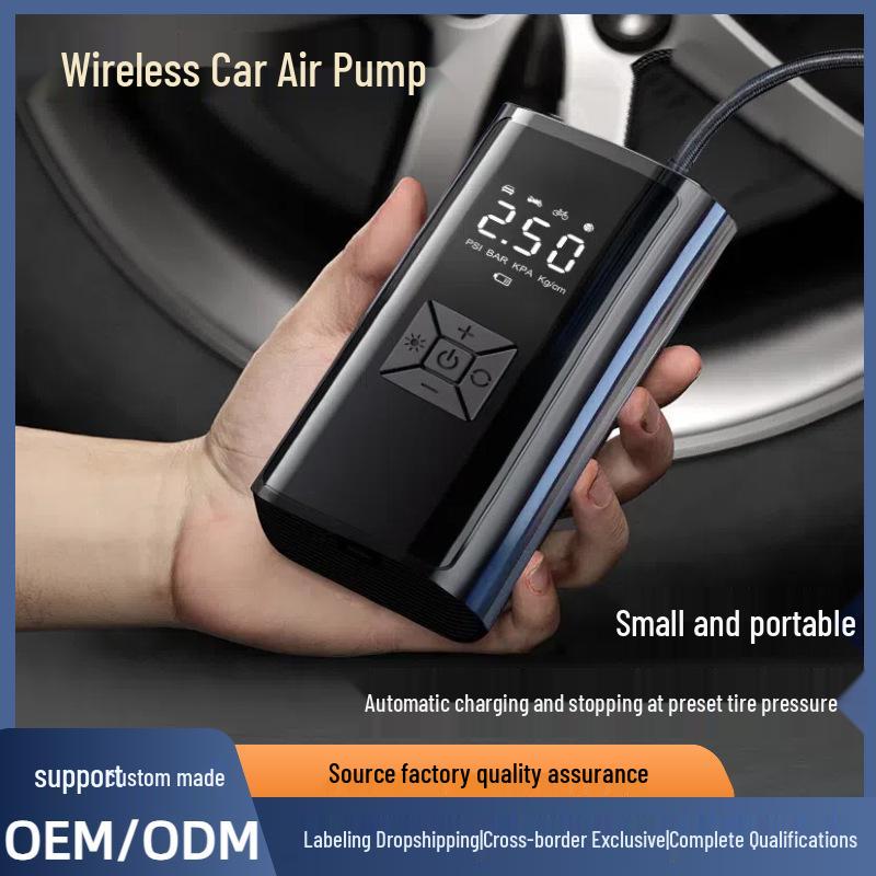 Компактный беспроводной электрический воздушный насос для автомобиля, палатки, SUP, каяка