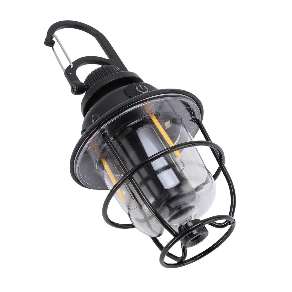 LED Camping Lantern 3LED 9SMD IPX3 Rainproof Battery Powered Camping Light Retro Hanging Tent Light 
