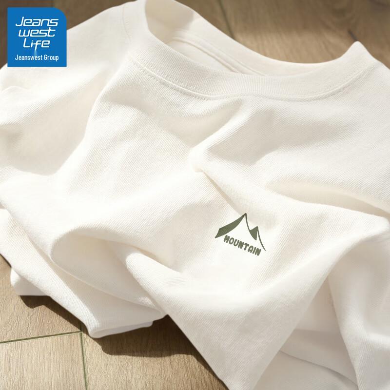 Мужская хлопковая футболка с коротким рукавом JEANSWEST LIFE