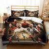 Football Star CR7 Soccer Bedding Set Boys Girls Twin Queen Size Duvet Cover Pillowcase Bed Boys Adult Fashion Home Textileextile