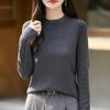 Женский кашемировый свитер Qinghe кашемир 50% шерсть 50% шелк Женский осенне-зимний кашемировый свитер мягкий и теплый
