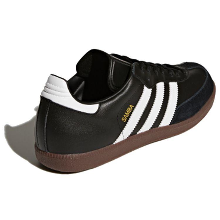 adidas Черные кроссовки унисекс Samba Leather Core Cloud-White 019000